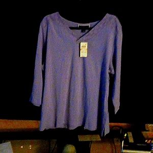 It's a Karen Scott pale Purple top.